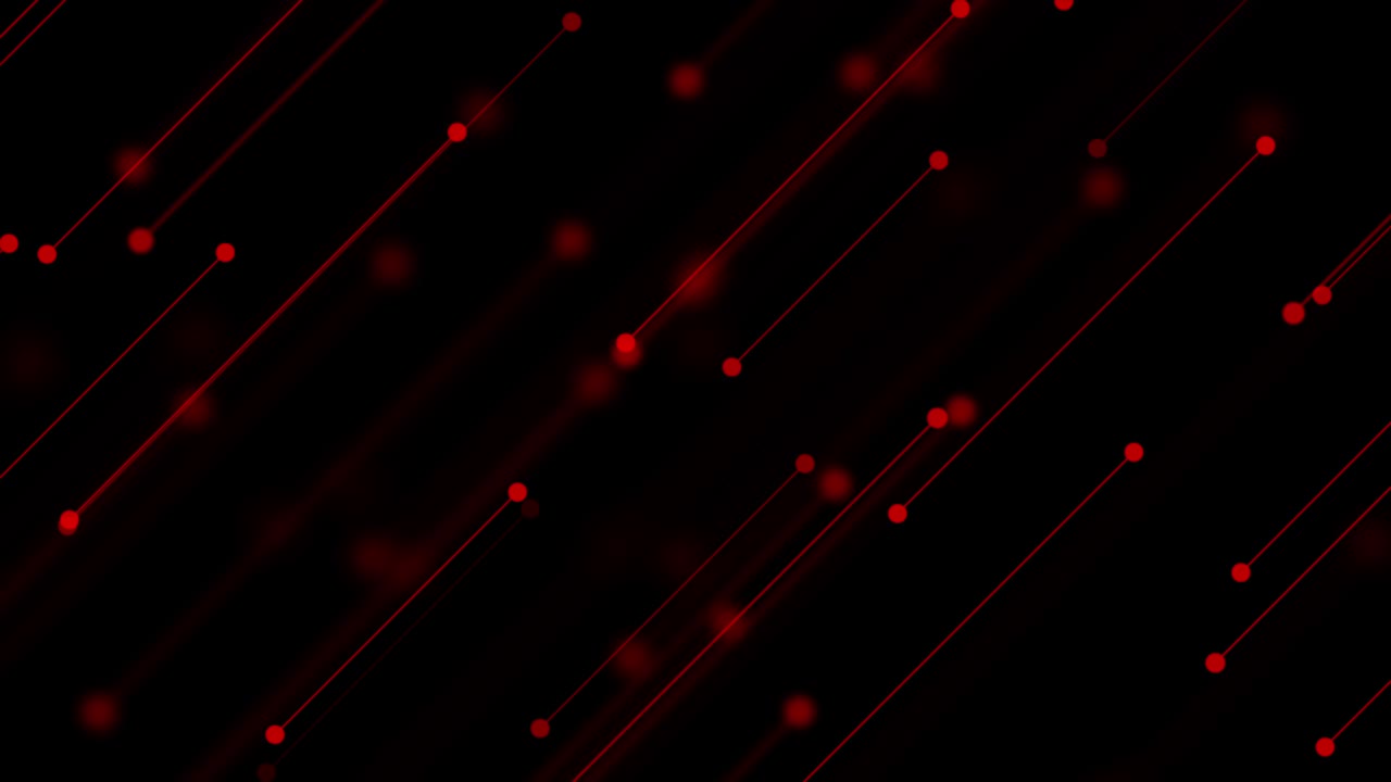 Red thin lines abstract futuristic tech motion background