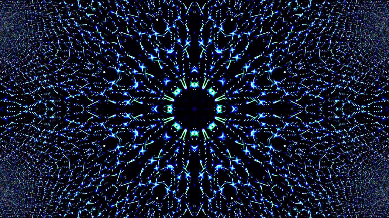 밝은 추상적인 빛이 전체 색을 지배하는 칼레도스코프