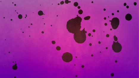 animación de formas rosadas sobre un fondo rojo.