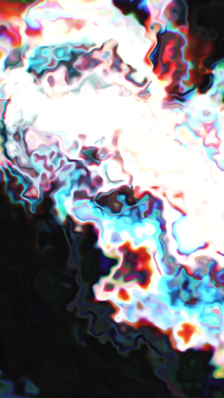 Abstract Colorful Fluid Art