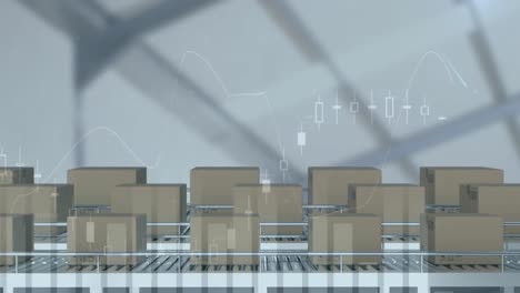 Statistical-data-processing-over-multiple-delivery-boxes-on-conveyor-belt-against-warehouse