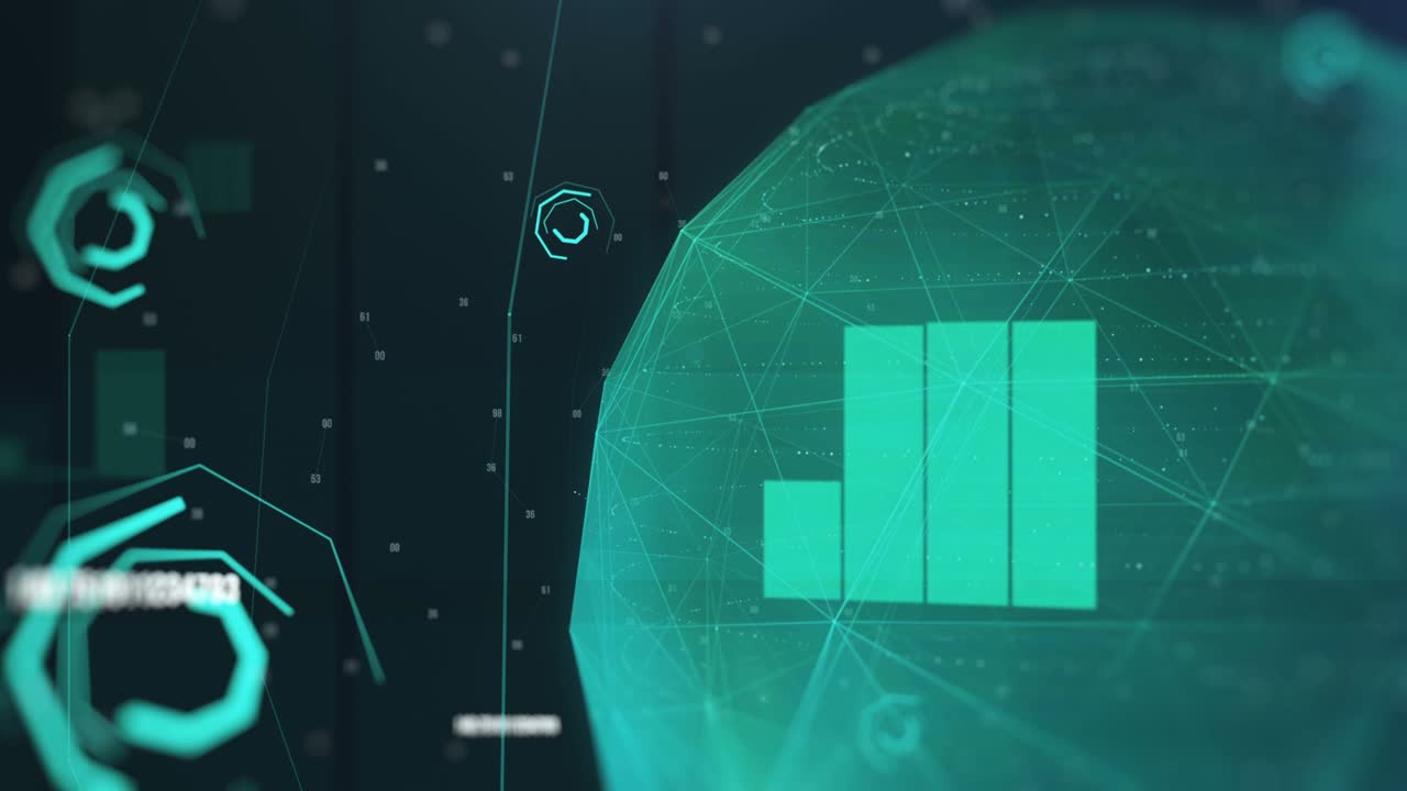 gráfico de barras del mercado de valores