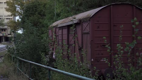 lost train waggon in the middle of nowhere.
