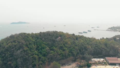 bird-eye-view-green-forestry-hills-lit-by-tropical-sun