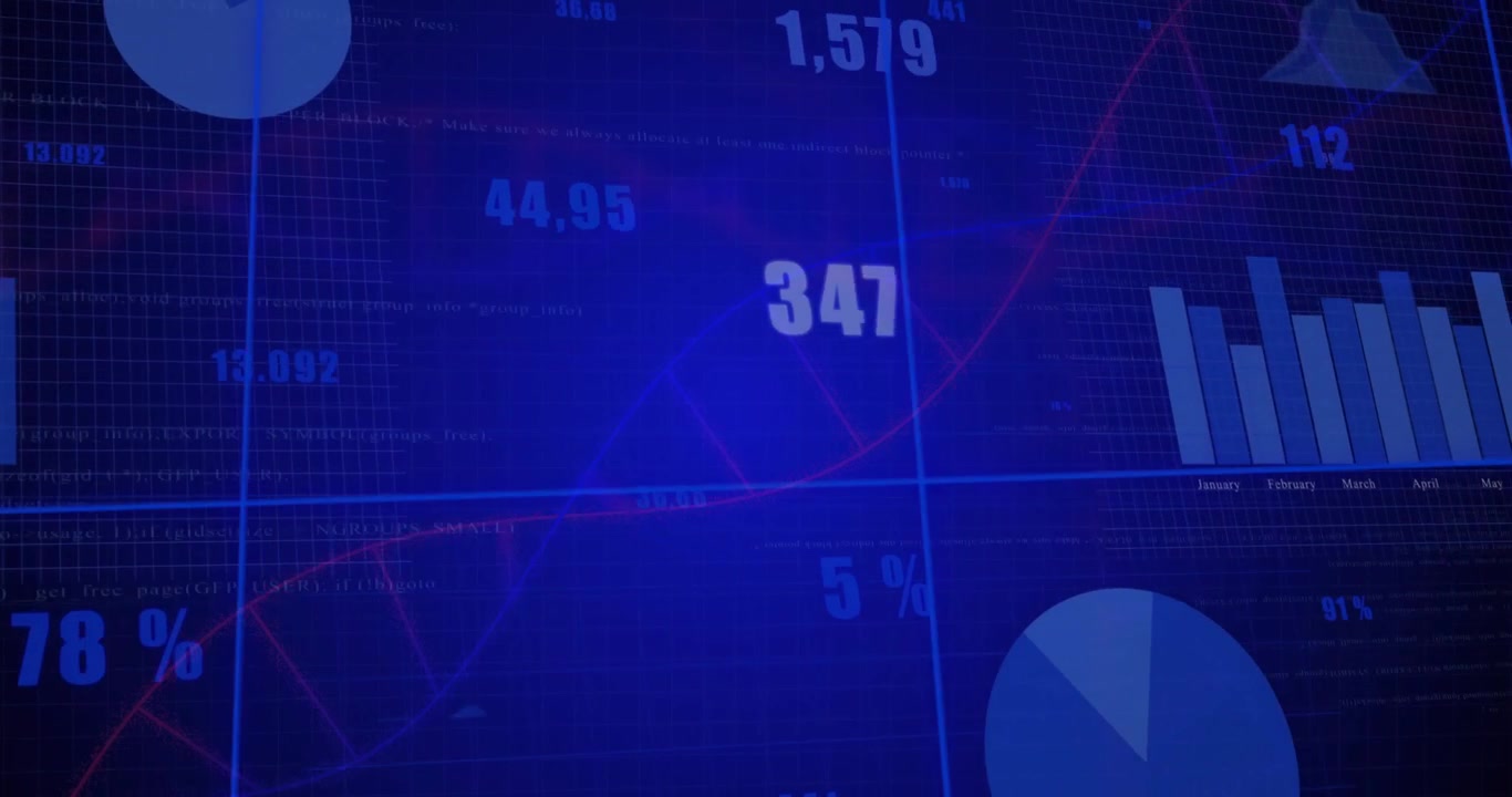 Upon loading flat design dashboard shifting bar charts updating metrics showing trend shifts