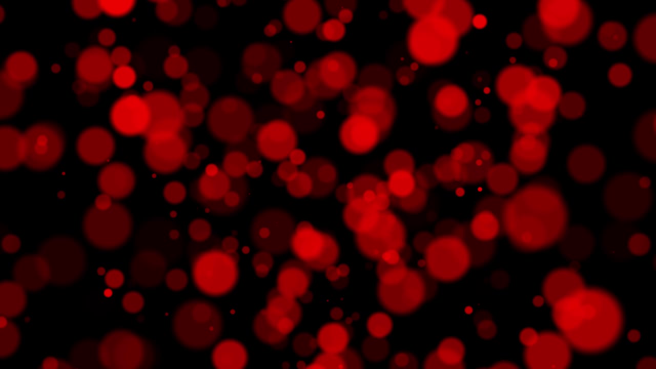 bucle de fondo bokeh abstracto de 4k (multicolor) - fondo bokeh abstract - perfectamente utilizable para una amplia variedad de temas - bucle sin costuras - fondo de partículas brillantes - bucle de partículas en movimiento - fondo de movimiento - bucles sin costura - color rojo