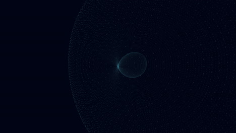 宇宙塵埃和閃光在黑暗的銀河系 3 中飛翔