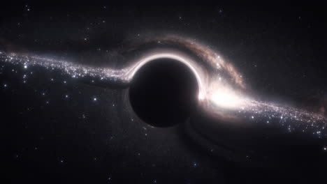 agujero negro en el espacio