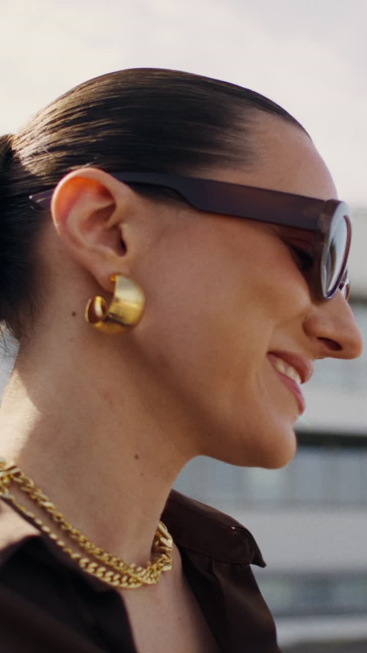 Stylish Woman Outdoors