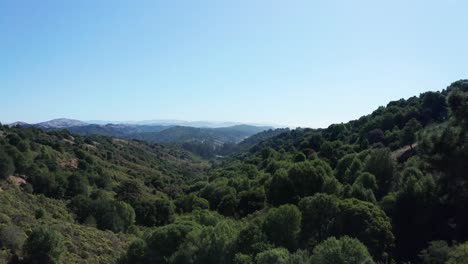 Cinematic-opening-scene-of-a-large-valley-and-sunshine