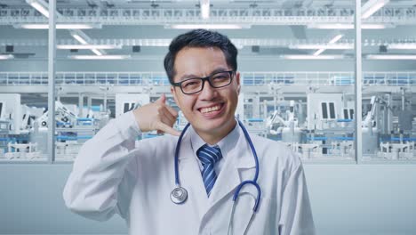 Doctor in a Factory Setting