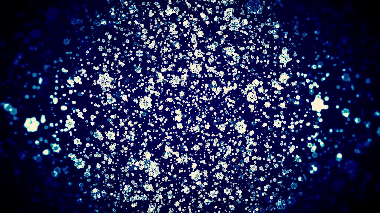 추상적인 파란색과 색 입자 패턴