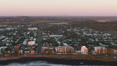 Bargara-Beach-Qld-Drohne---Sonnenaufgang