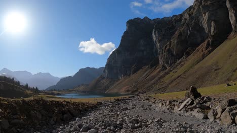 fast-low-altitude-flight-under-a-bridge-in-to-a-rocky-river-bed