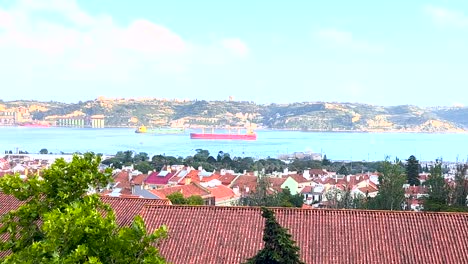 almada seen on a sunny day during the golden hour