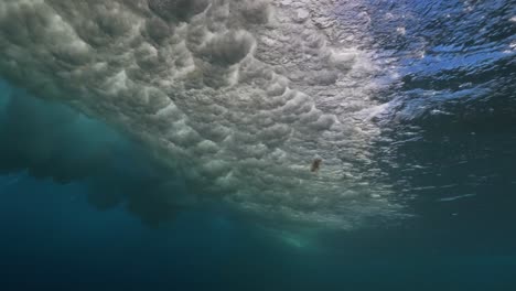 underwater ocean wave