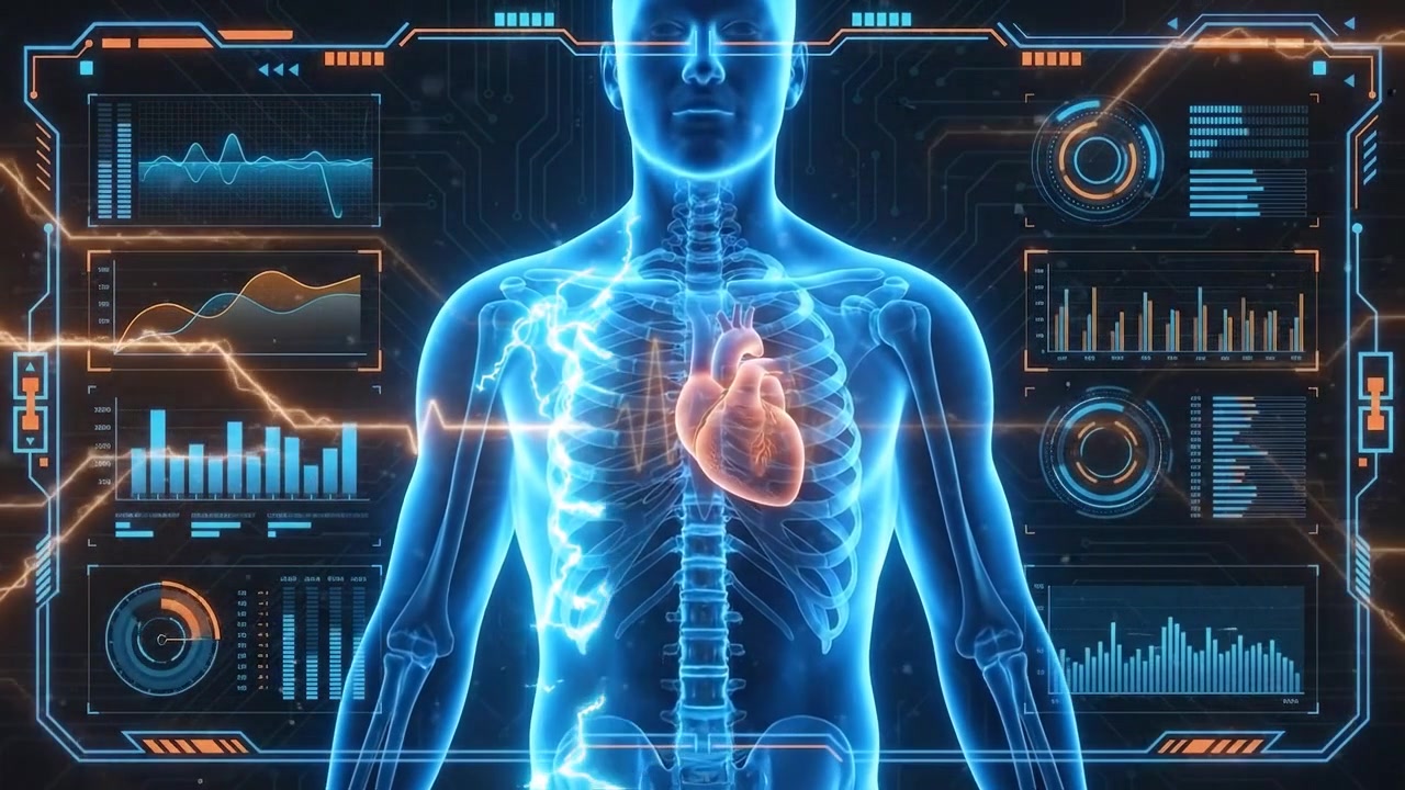 Digital medical visualization of human heart