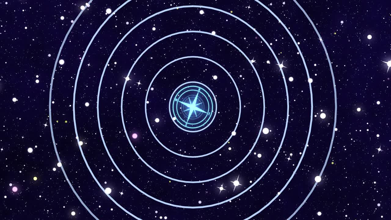 propagating waves on the background of the starry sky