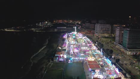 vista aerea de un parque de diversiones