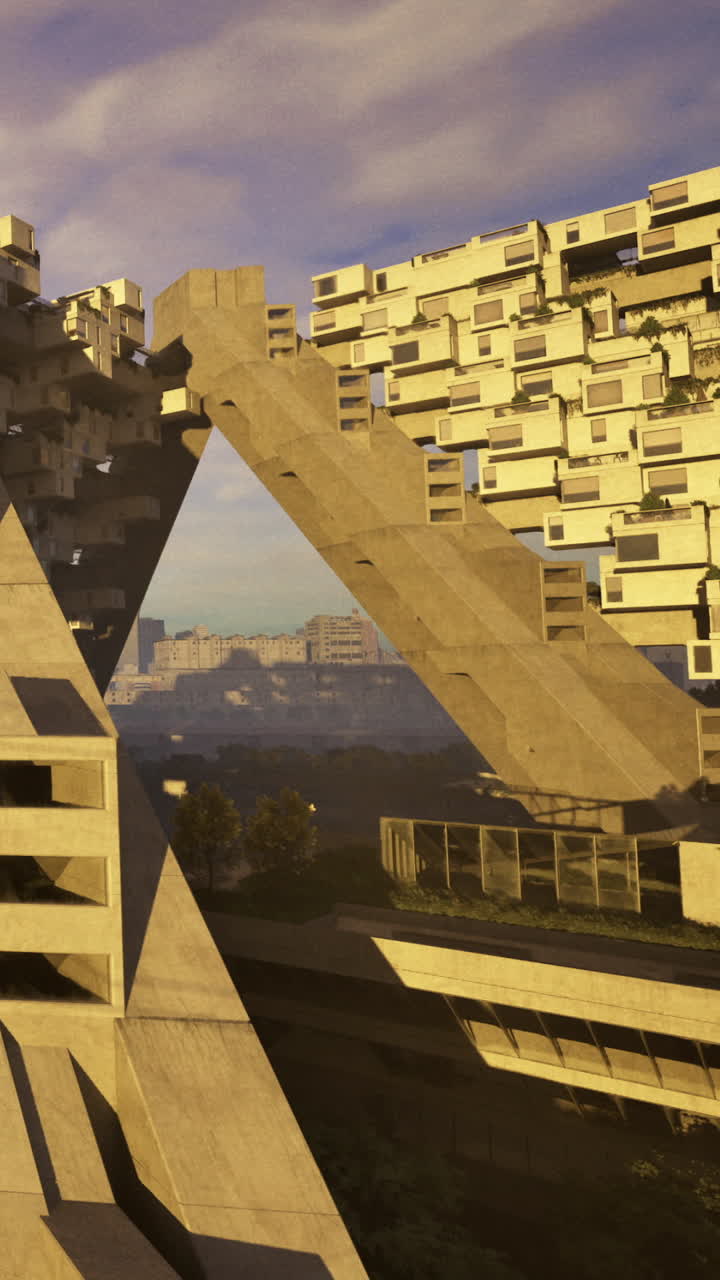 Moderní architektonický design představuje jedinečné struktury v městském prostředí.