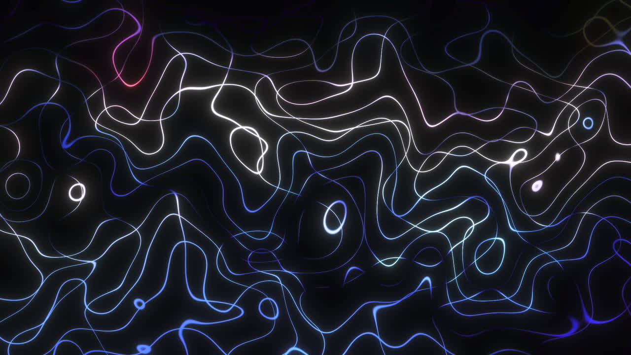 Abstract Glowing Lines
