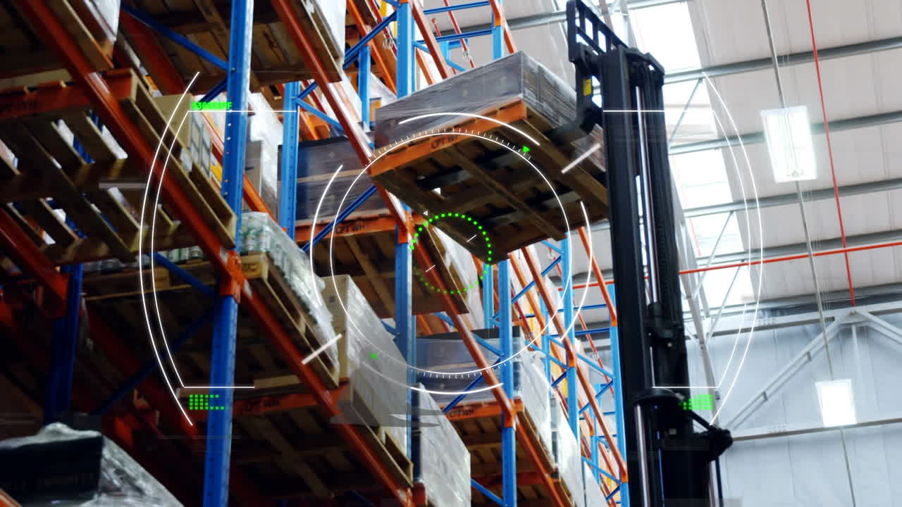 공장 위의 스 ⁇  스캐닝의 애니메이션