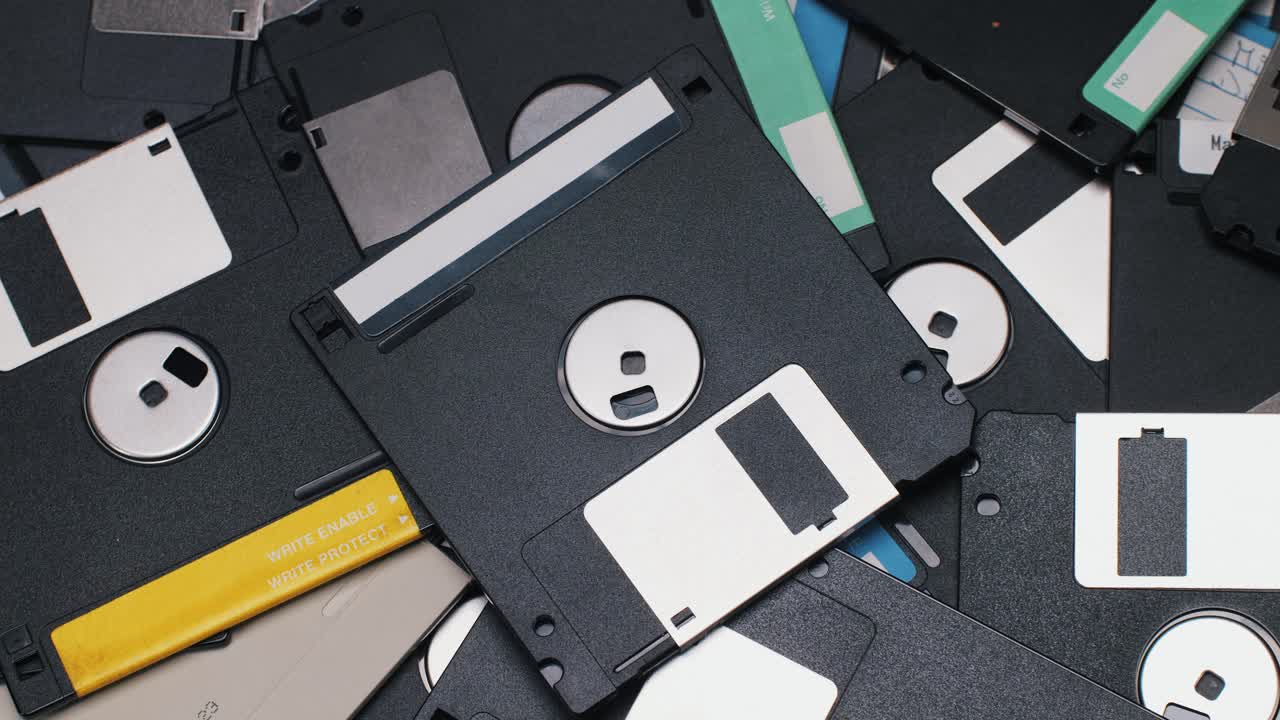 Pile of Floppy Disks