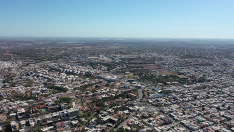 High-Drone-4k-View-From-De-City-Of-Culiacan-Sinaloa-Mexico,-Vista-Desde-Muy-Alto-De-La-Ciudad-De-Culiacán-Sinaloa-México-En-4k