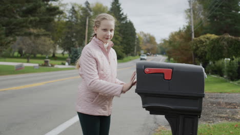 The-child-sends-a-letter,-puts-it-in-a-mailbox-by-the-road.-US-Post