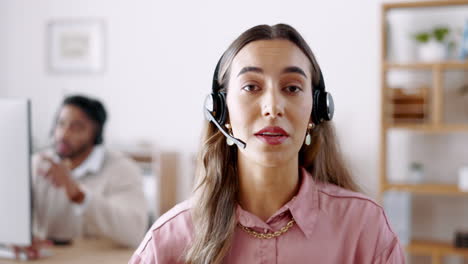 mujer de negocios, centro de contacto