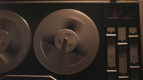 a vintage tape recorder on the table