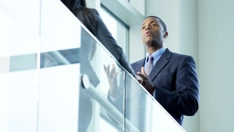 multi ethnic business people working in city office