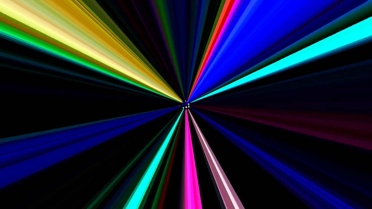 animated stripes shapes with colorful shining light
