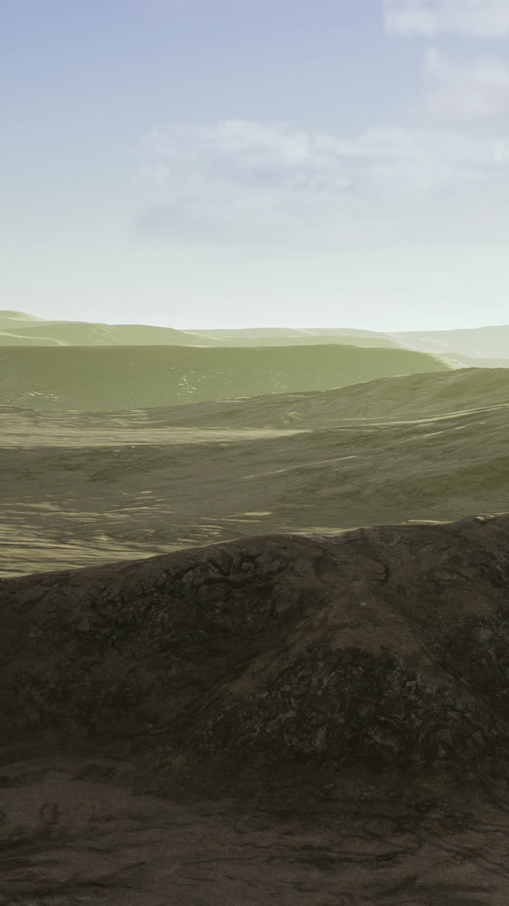 Endless horizons stretch across the peaceful landscape at twilight