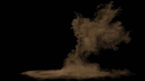 fire explosion and smoke close-up. explosion in isolated black background with alpha channel, fire and bomb explosion, giant real gas explosion, burning fire, real fire. vfx animation.