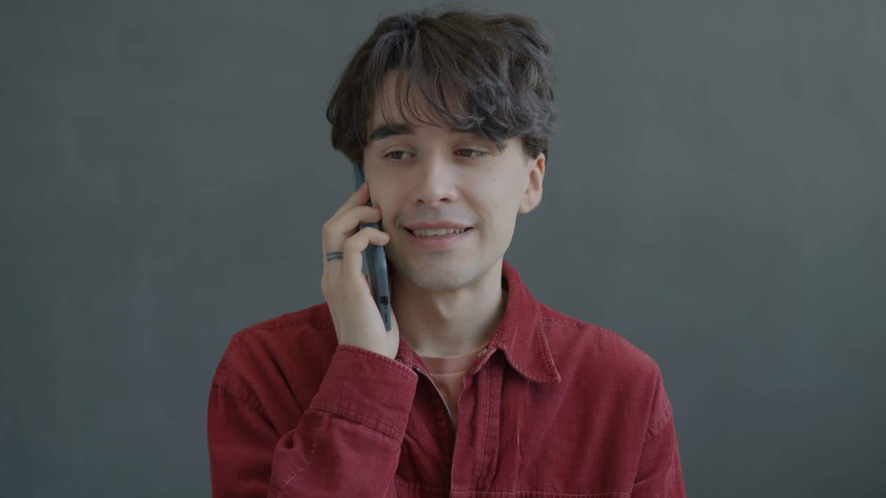 스마트 폰 이야기 남자