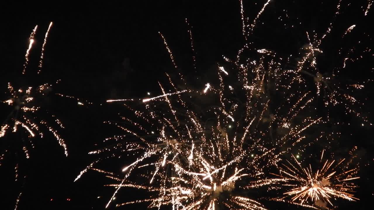 New year's eve fireworks celebration