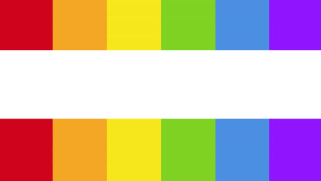 Animation-of-copy-space-over-lgbtq-rainbow-colors-stripes