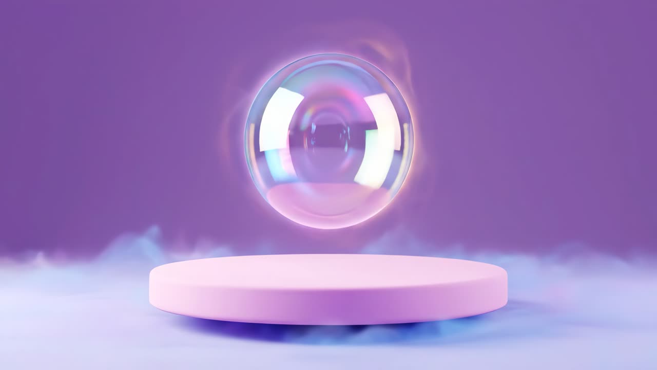 Product display platform with sphere