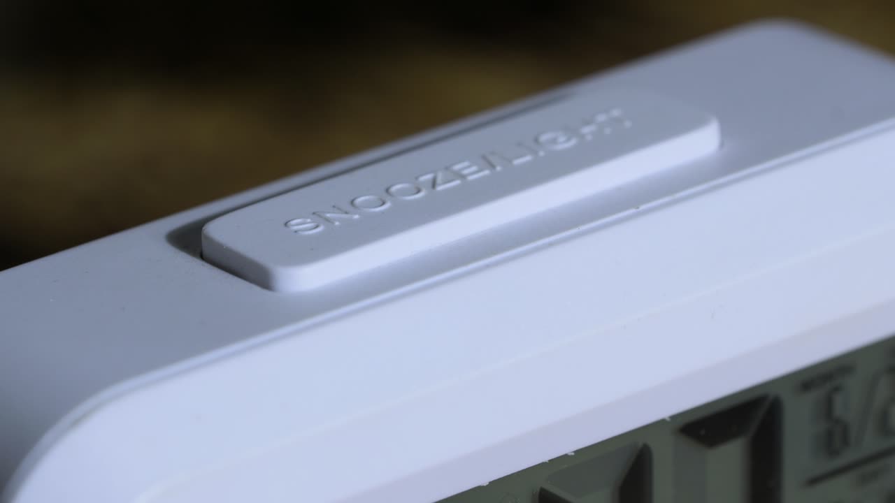 잠자리 빛 시계 클로즈업