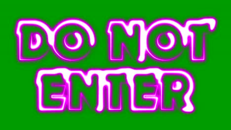 do not enter title text - neon animation effect - black screen - illustration - loop ready in 4k resolution