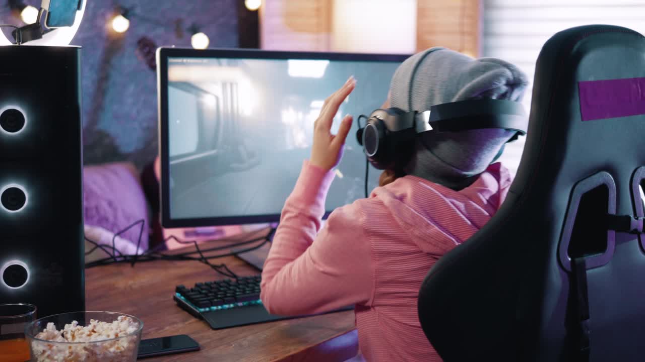 Losing life in a video game.  Concept of annoying sports players while playing games
