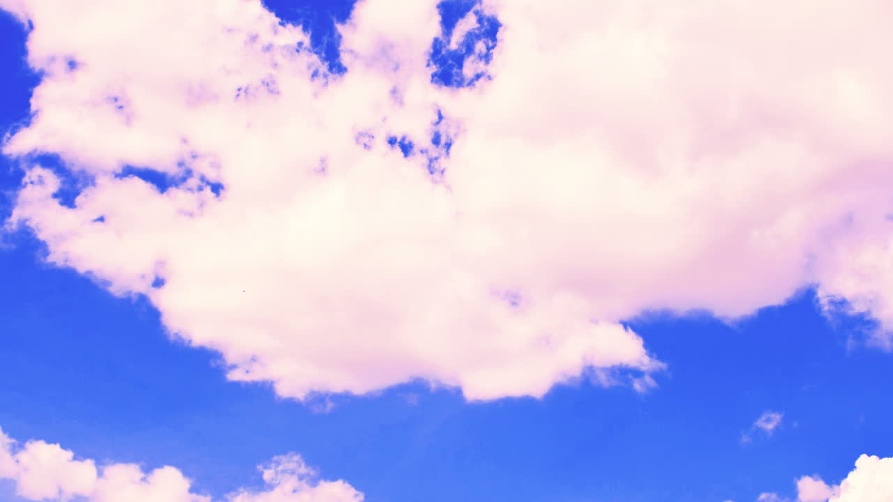 Clouds in the sky. Time lapse