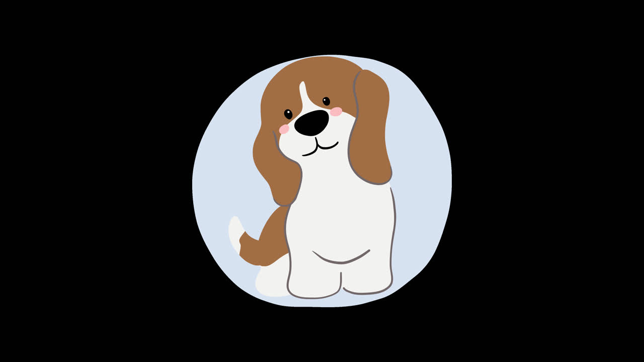 귀여운 만화 비글