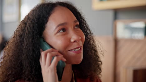 phone call, conversation and young woman