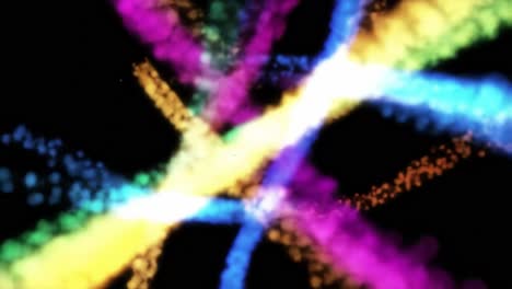 abstract colorful smoke trails