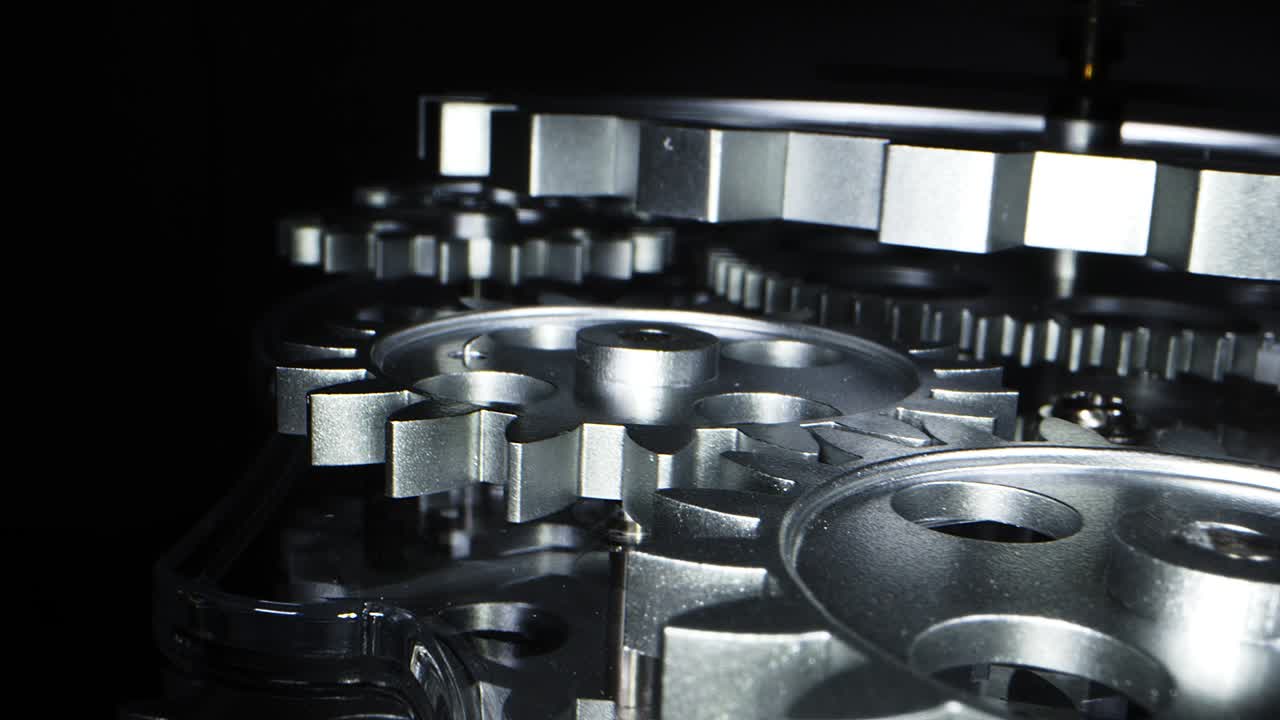 engranajes de reloj mecánicos industriales retro grunge