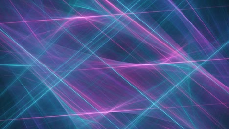 neon-futuristische cyberpunk-laserlinien und musikshow-strahlen im hintergrund, die sich nahtlos in blaue und rosa lichter verwandeln