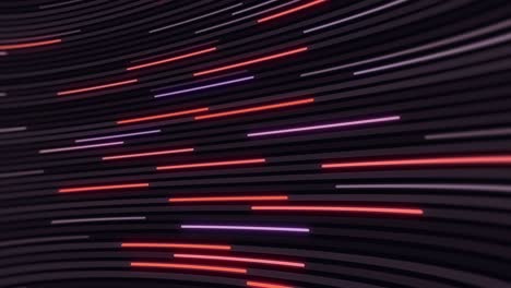 moving neon lines, abstract animation