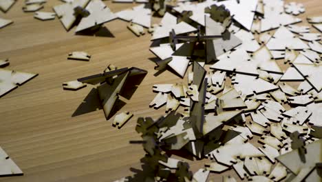 detalles de piezas de madera cortadas por laser cnc